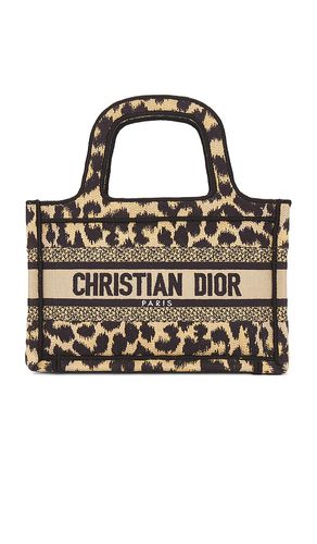 Dior Leopard Mini Book Tote Bag in - FWRD Renew - Modalova