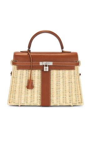 Hermes Kelly Wicker Picnic 35 in - FWRD Renew - Modalova