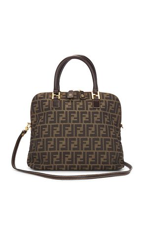 Fendi Zucca Boston Bag in - FWRD Renew - Modalova