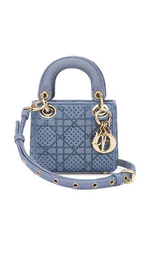 Dior Mini Cannage Rhinestone 2 Way Lady Handbag in - FWRD Renew - Modalova