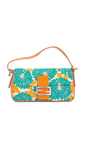 Fendi Mama Floral Baguette Shoulder Bag in - FWRD Renew - Modalova