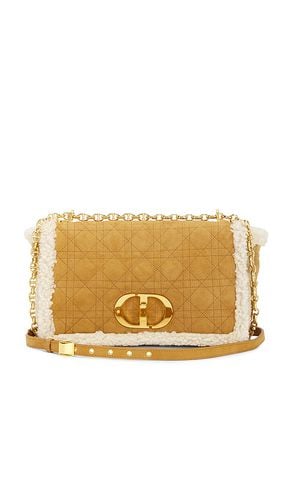 Dior Shearling Cannage Shoulder Bag in - FWRD Renew - Modalova