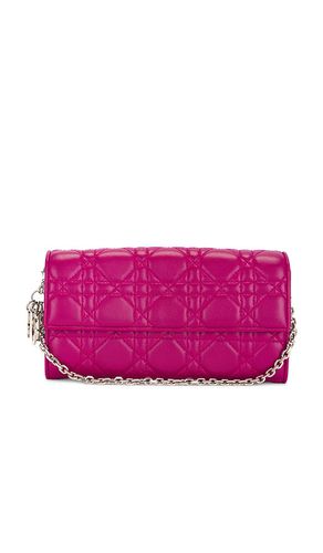 Dior Lady Cannage Wallet On Chain in - FWRD Renew - Modalova