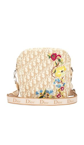 Dior Embroidered Trotter Shoulder Bag in - FWRD Renew - Modalova