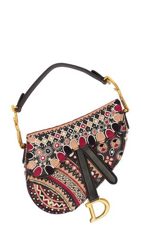 Dior Embroidered Saddle Bag in - FWRD Renew - Modalova