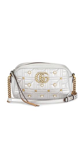 Gucci Pearly GG Marmont Shoulder Bag in - FWRD Renew - Modalova