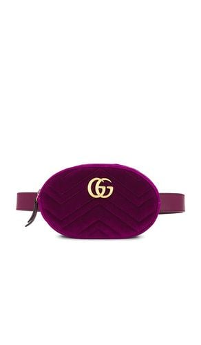 Gucci Velvet GG Marmont Belt Bag in - FWRD Renew - Modalova