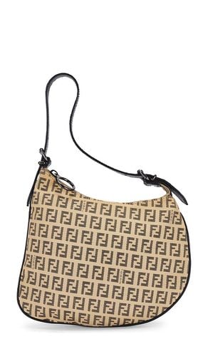 Fendi Zucchino Oyster Shoulder Bag in - FWRD Renew - Modalova