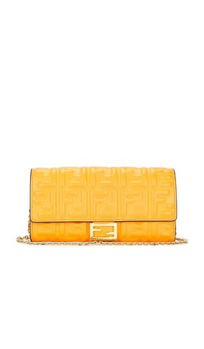 Fendi Embossed FF Continental Wallet On Chain in - FWRD Renew - Modalova