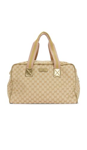 Gucci Web Duffle Bag in - FWRD Renew - Modalova