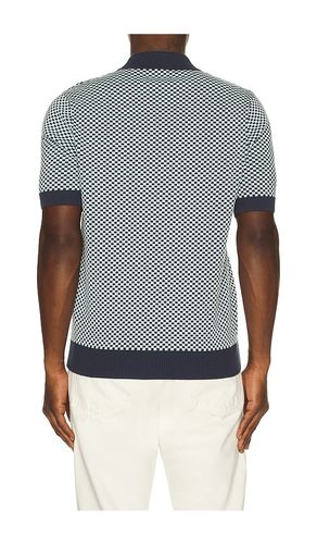 Chequerboard Knitted Polo Shirt in . Size L. Also in S - Fred Perry - Modalova