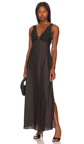 X Intimately FP Country Side Maxi Slip In Hot Fudge in . Taglia S - Free People - Modalova