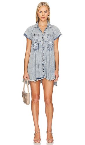 Ronnie Mini Dress In Worn In Wash in -. Taglia XL - Free People - Modalova