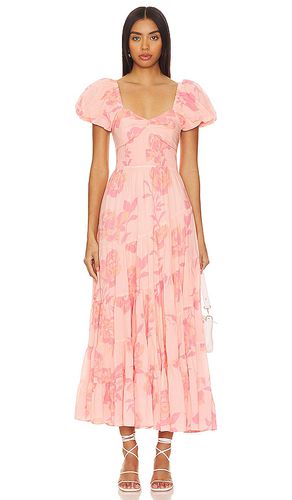 Short Sleeve Sundrenched Maxi Dress In Pinky Combo in . Size M, S, XS - Free People - Modalova