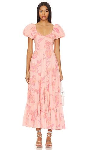 Short Sleeve Sundrenched Maxi Dress In Pinky Combo in . Taglia S, XS - Free People - Modalova