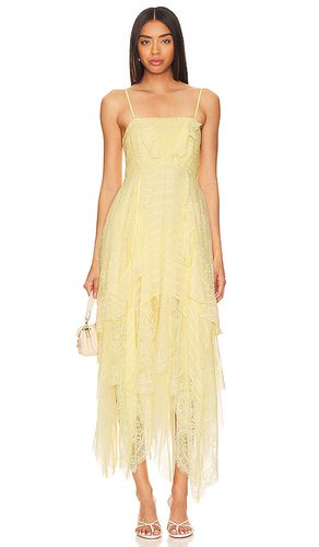 Sheer bliss maxi dress en en color amarillo talla M en - Yellow. Talla M (también en L, XL) - Free People - Modalova