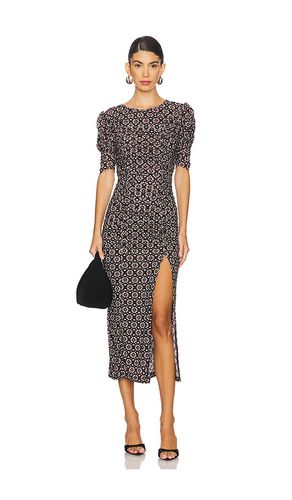 Vestido midi briella en color negro talla L en - Black. Talla L (también en M, S, XL, XS) - Free People - Modalova