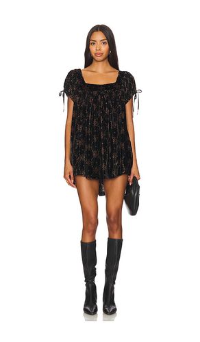 Vestido túnica velvet summer camp en color negro talla L en - Black. Talla L (también en M, S, XL, XS) - Free People - Modalova