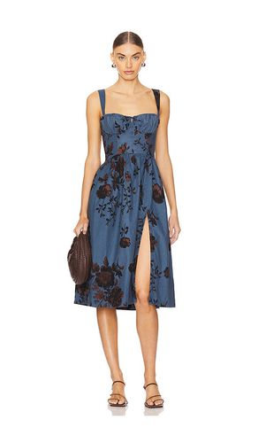 Vestido midi laters baby en color azul talla L en - Blue. Talla L (también en M, S, XL, XS) - Free People - Modalova