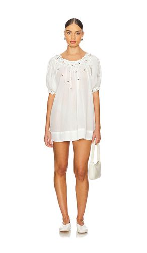 Minivestido atlas rose en color ivory talla L en - Ivory. Talla L (también en M, S) - Free People - Modalova