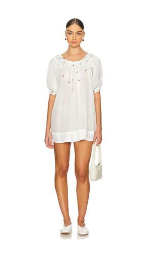 Minivestido atlas rose en color ivory talla L en - Ivory. Talla L (también en M, S, XL) - Free People - Modalova