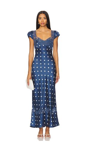 Vestido midi butterfly babe en color azul marino talla L en - Navy. Talla L (también en M, S, XL, XS - Free People - Modalova