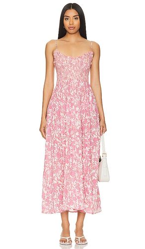 Sweet nothings midi dress en pink combo en color rosado talla L en - Pink. Talla L (también en M, XL, XS) - Free People - Modalova