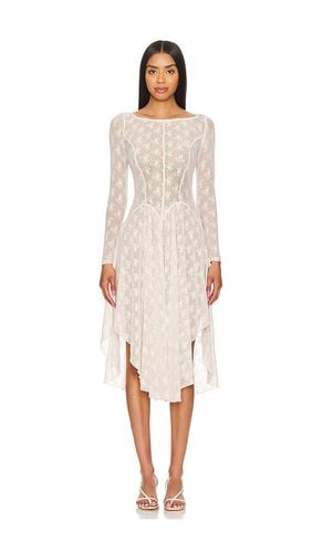 Vestido dial for drama en color neutral talla M en - Neutral. Talla M (también en L, S, XL, XS) - Free People - Modalova