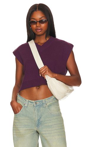 Chaleco easy street en color morado talla S en - Purple. Talla S (también en XS) - Free People - Modalova