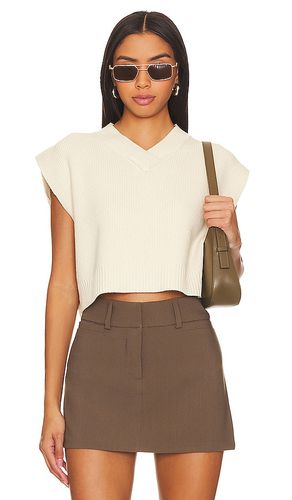 Chaleco easy street en color ivory talla L en - Ivory. Talla L (también en M, XL, XS) - Free People - Modalova