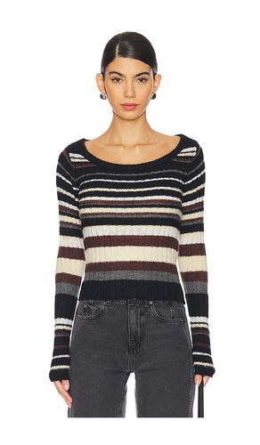 Jersey a rayas lumen en color negro talla L en - Black. Talla L (también en M, S, XL, XS) - Free People - Modalova