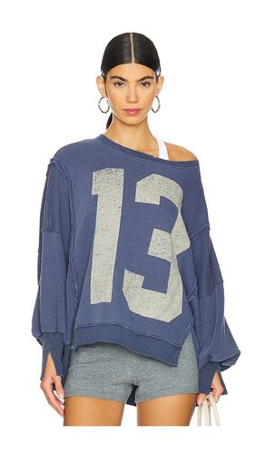 Sudadera gráfica camden en color azul talla L en - Blue. Talla L (también en M, S, XL, XS) - Free People - Modalova