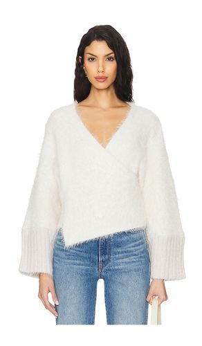 X revolve cozy wrap pullover en color blanco talla L en - White. Talla L (también en M, S, XL, XS) - Free People - Modalova