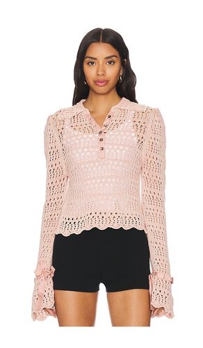 Jersey de pointelle en color mauve talla L en - Mauve. Talla L (también en M, S, XS) - Free People - Modalova