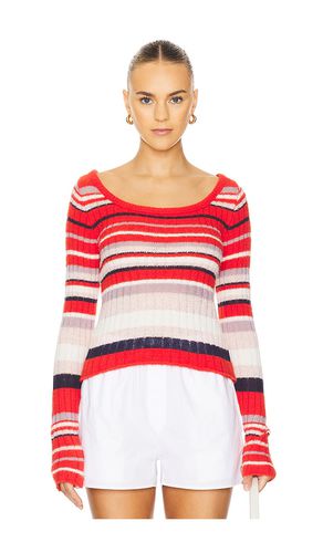 Jersey a rayas lumen en color rojo talla L en - Red. Talla L (también en M, S, XL, XS) - Free People - Modalova