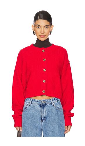 Lila cardi en color rojo talla L en - Red. Talla L (también en M, S, XS) - Free People - Modalova