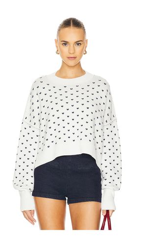 Jersey pattern easy street en color blanco talla L en - White. Talla L (también en M, S, XL, XS) - Free People - Modalova