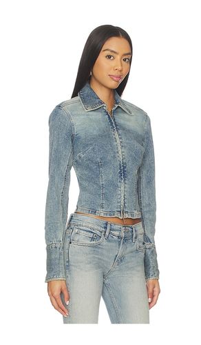 X REVOLVE Sammy Zip Denim Jacket in . Size L. Also in XL - Free People - Modalova