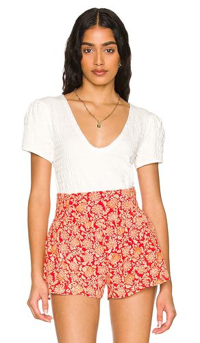 Camiseta sugar cube en color blanco talla S en - White. Talla S (también en XS) - Free People - Modalova