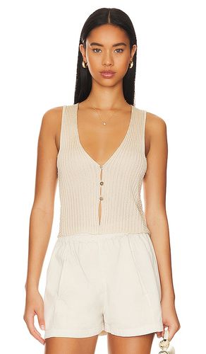 Seascape vest en color beige talla S en - Beige. Talla S (también en L, XL) - Free People - Modalova