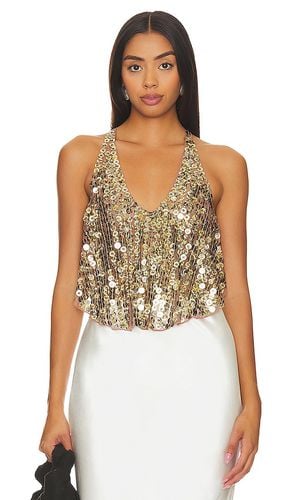 Camiseta tirantes all that glitters en color oro metálico talla S en - Metallic Gold. Talla S (también - Free People - Modalova