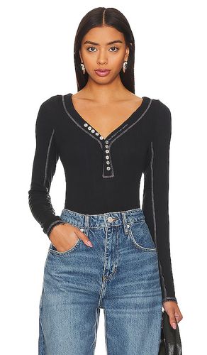 X revolve coffee chat top en black en color talla L en - Black. Talla L (también en M, S, XL, XS) - Free People - Modalova