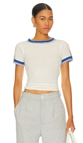Camiseta sporty mix en color blanco talla L en - White. Talla L (también en XL) - Free People - Modalova