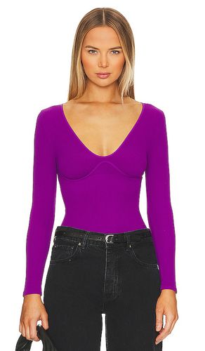 Body sin costuras con cuello en v meg en color morado talla L/XL en - Purple. Talla L/XL (también en M/L, XS/S) - Free People - Modalova