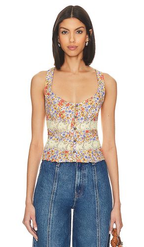 TANKTOP MIT SPITZE UND PRINT KIANA in . Size S, XL - Free People - Modalova