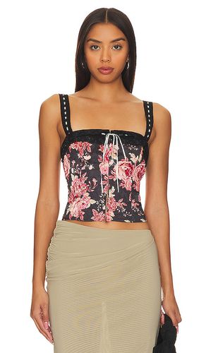 X revolve belle corset top en color negro talla L en - Black. Talla L (también en XL, XS) - Free People - Modalova