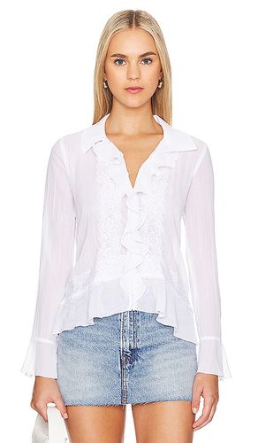 Bad At Love Solid Blouse In Ivory in . Size L, S, XL, XS - Free People - Modalova