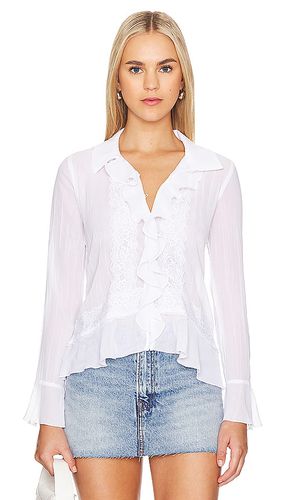 Bad At Love Solid Blouse In Ivory in . Taglia S - Free People - Modalova