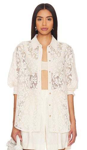 BUTTON-DOWN-HEMD MIT SPITZE IN YOUR DREAMS in . Size S, XS - Free People - Modalova