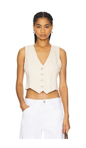 Chaleco tate en color ivory talla L en - Ivory. Talla L (también en M, S, XL) - Free People - Modalova